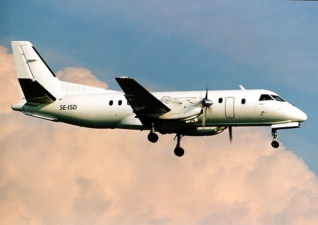 Swedair først i Sverige med SAAB 340.