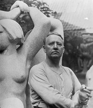 Gustav Vigeland år 1929.