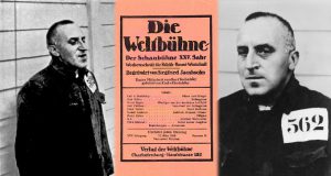 Carl von Ossietzky ble fengslet og satt i konsentrasjonsleir da han utgjorde en trussel mot den tyske staten.