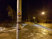 Klistremerker på Tromøy