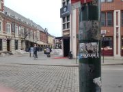 Klistremerker i Kristiansand sentrum