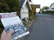 Flyvebladsutdeling i Hønefoss