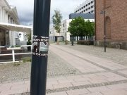 Klistremerker i Kristiansand sentrum