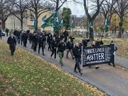 Blitzdemonstrasjon i Örebro: White Lives Matter!