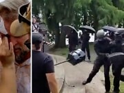 Kristne barnefamilier i USA ble angrepet av antifascister