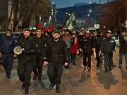Motstandsbevegelsen deltok på den årlige Lukovmarsjen