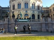 Den nordiske motstandsbevegelsen demonstrerer i Oslo