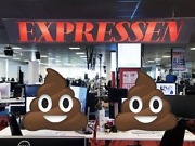Regnet dritt over Expressens redaksjon https://www.expressen.se/om-expressen/pressbilder/