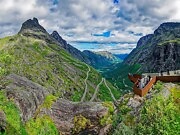 Trollstigen stenges – mangler penger til sikring