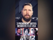 Dagens video: Tre prominente Antifa-medlemmer flykter fra USA