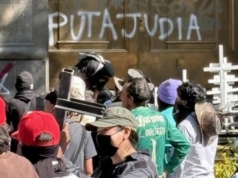 Opptøyer i Mexico City under regimekritisk protest