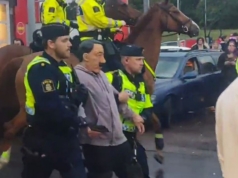 Hitler arresteres midt under et raggartreff i Västerås